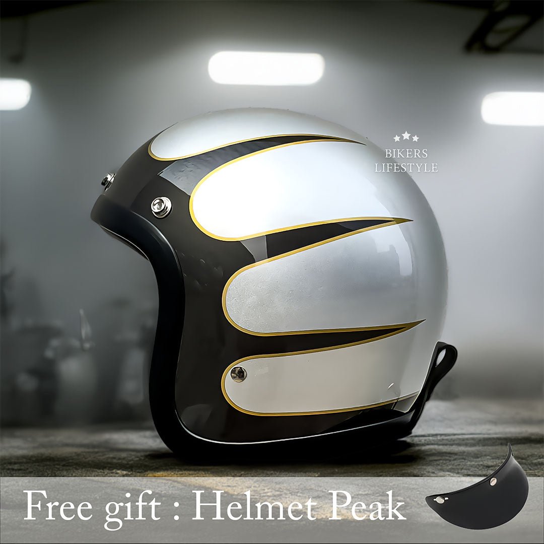 Eleganter Motorradhelm für Herren - Stilvoller Schutz 13