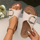Nerislind | Bequeme Korksandalen Mit Schnallenriemen-3