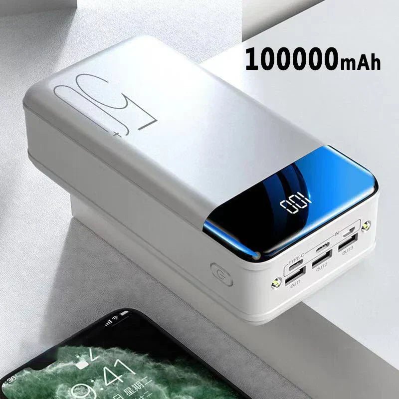 Leistungsstarker Powerbank Mit 100,000mAh Kapazität 2