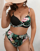 Variant image for Runhild| Schmeichelndes Push Up Bikini Set- Schwarz
