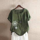 Samira | Bequeme Musselin Bluse-4