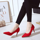Selindra | Bequeme Pumps Schwarz mit Mittleren Absätzen-6