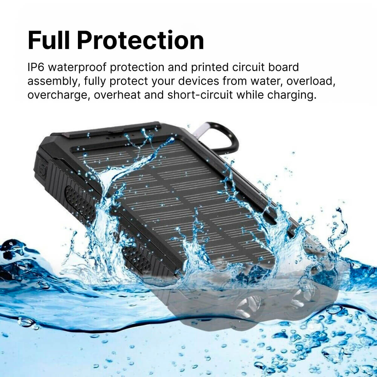 Leistungsstarker Powerbank Solar für Outdoor-Abenteuer 5