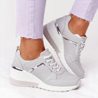 Solen | Ergonomische Komfort Schuhe Grau Orthopadische - Helenas Welt