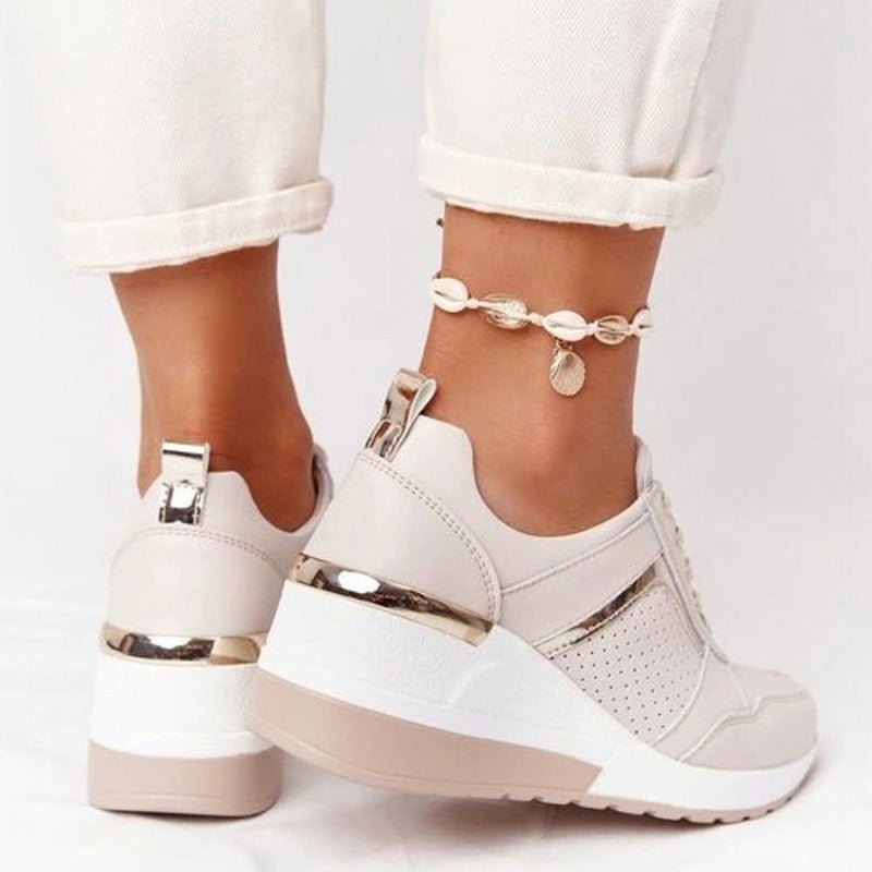 Solen | Ergonomische Komfort Schuhe Weiß Orthopadische - Helenas Welt