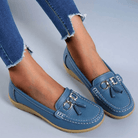 Xandavine | Elegante Loafer Damen Schwarz Halbschuhe-1